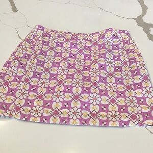 EP PRO Size 8 Floral Pink Skort Side Zipper Pockets Great for day of Golf